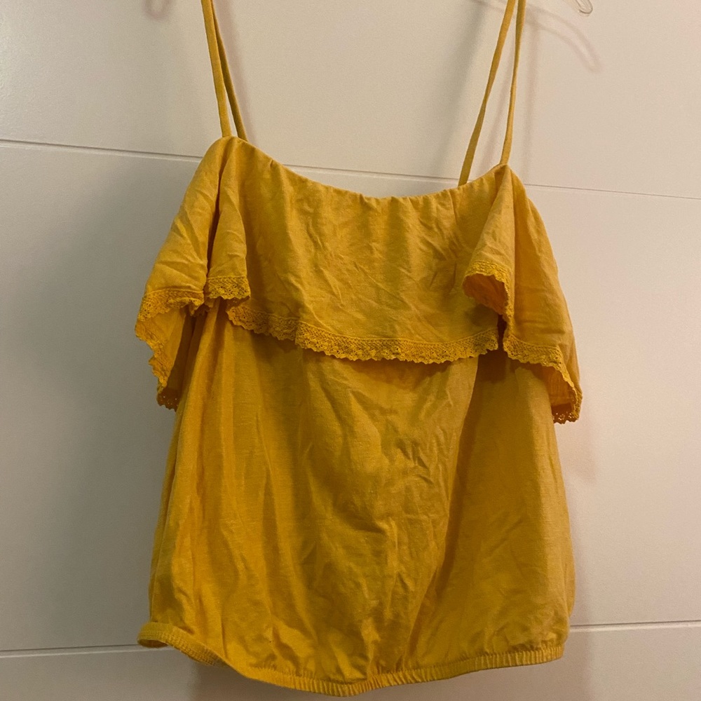 American Eagle Scrunch Tank Top